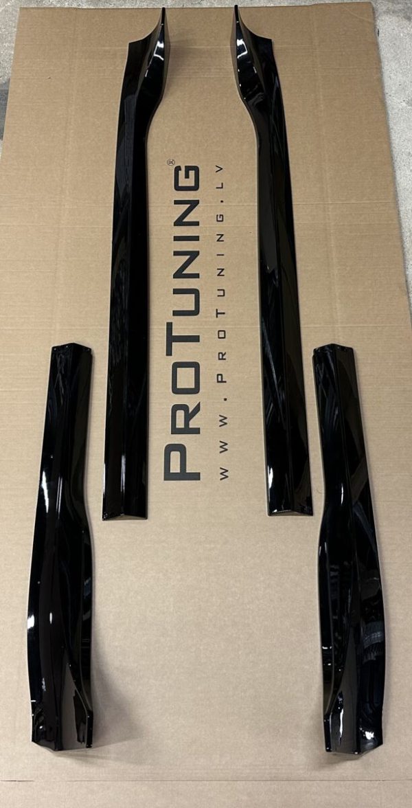 Performance Side skirts diffusers extensions for Tesla Model 3 2017-2021 Black Gloss - Image 8