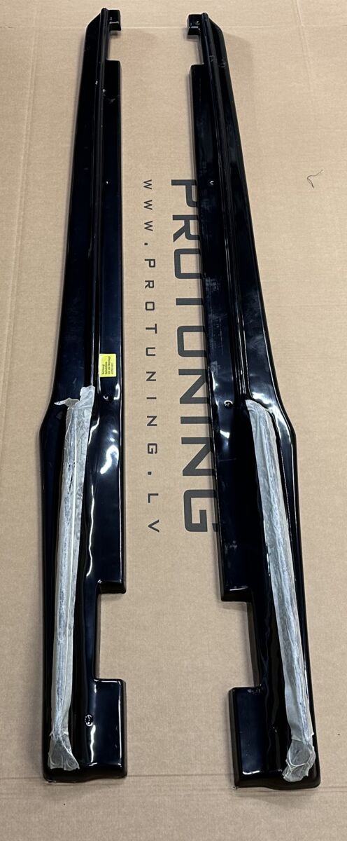 Black Gloss Performance Side skirts addons / Blades / diffusers / sill covers with Wing For Audi TT 8J 2006-2014 - Image 6