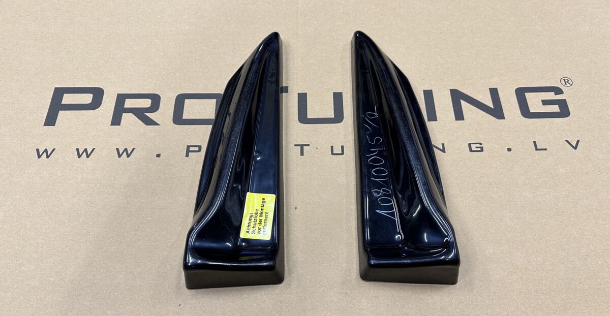 Black Gloss Performance Rear Bumper Side Flaps / Splitters For Tesla Model Y Performance 2020+ - Image 4