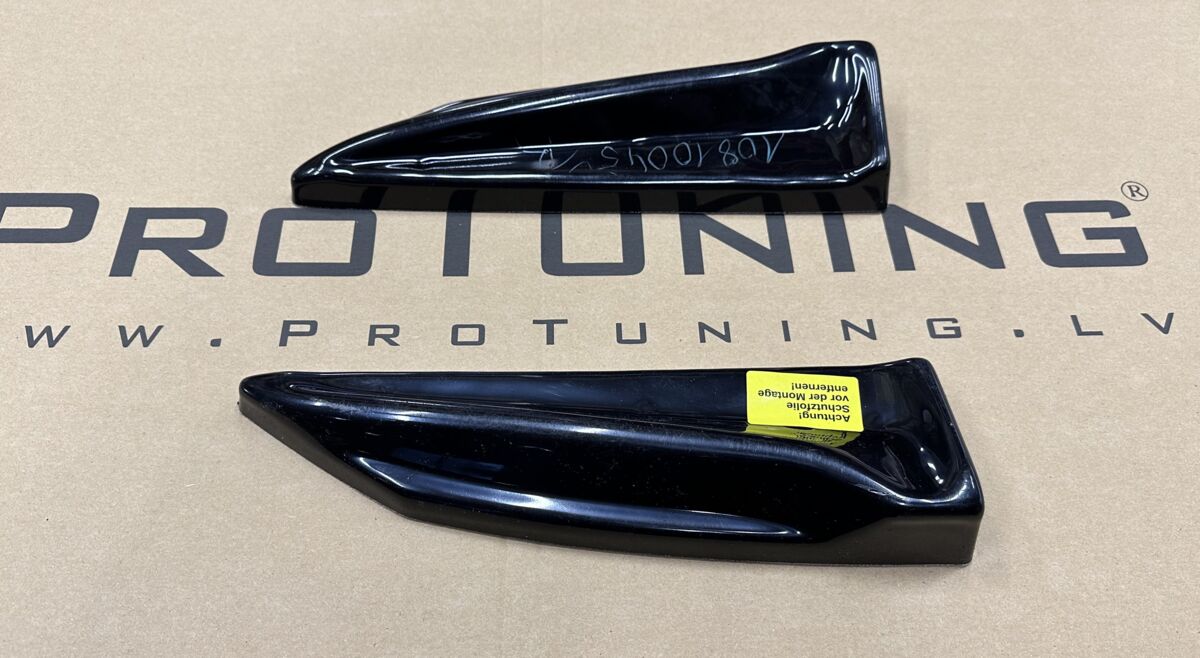 Black Gloss Performance Rear Bumper Side Flaps / Splitters For Tesla Model Y Performance 2020+ - Image 5