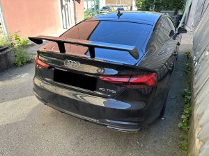 RS Line Rear trunk spoiler Wing DTM Style for Audi A4 B9 S4 Saloon