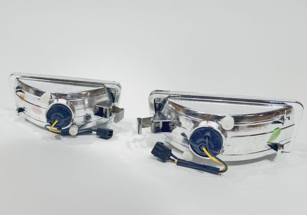 Chrome clear Front bumper turn signals/ Indicators For VW Corrado 88-95 - Image 8