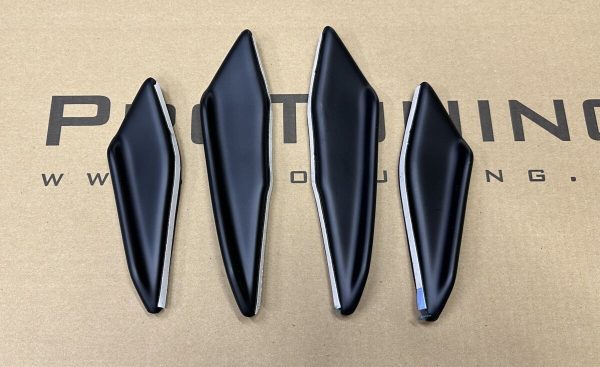 Front Bumper Side Flaps/ Fins/ Blades For Audi TT RS 8S pre-facelift 16-18 - Image 5