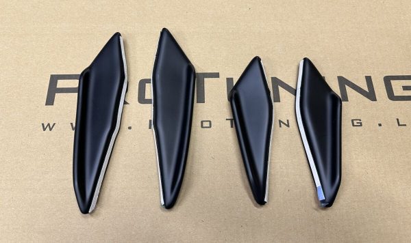 Front Bumper Side Flaps/ Fins/ Blades For Audi TT RS 8S pre-facelift 16-18 - Image 6