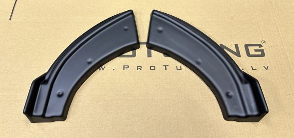 Black GLOSS Performance Rear Bumper Side Flaps / Splitters For  Opel Corsa F GS-Line! 2019+ - Image 4