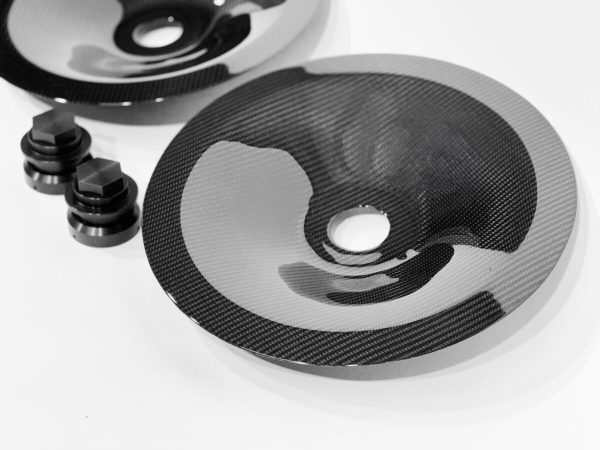 Carbon Aerodynamic disc set rear wheel discs covers for the Porsche Boxster 782 GT4 718 - Image 11