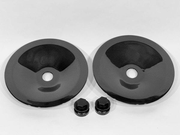 Carbon Aerodynamic disc set rear wheel discs covers for the Porsche Cayman GT4 718 - Image 12