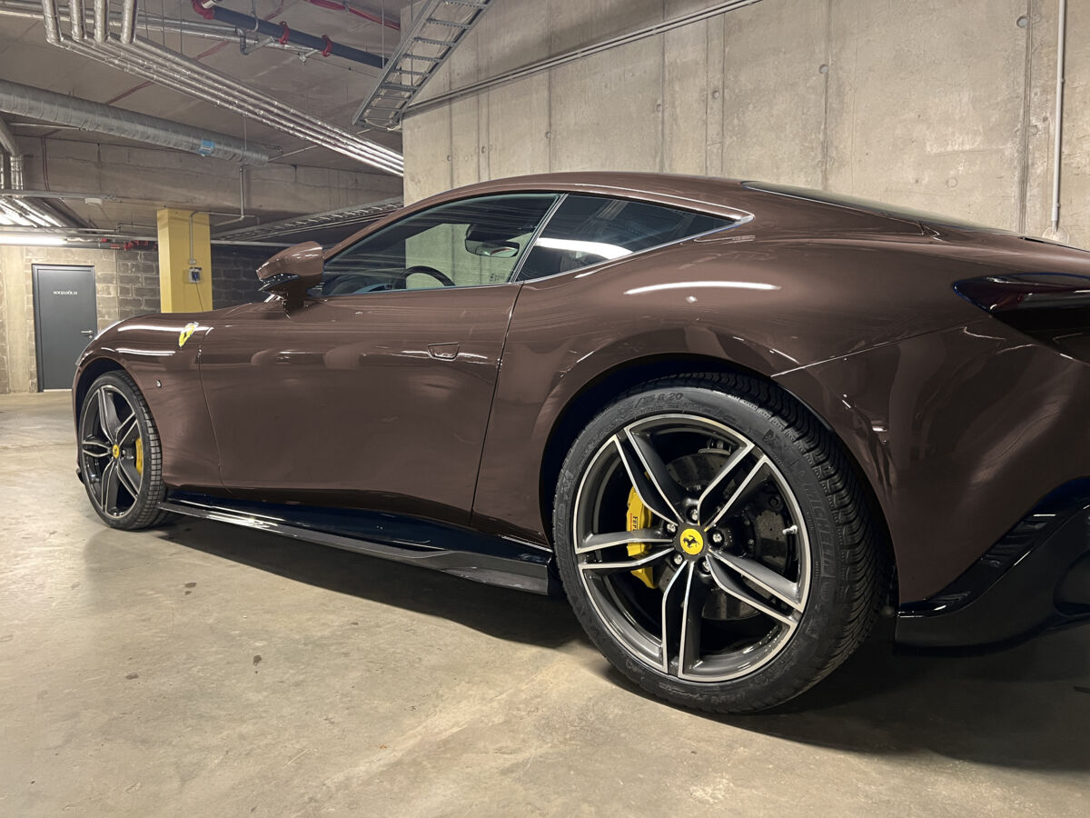 side skirt spoiler diffuser for Ferrari Roma CARBON Performance Aero sideskirt - Image 8