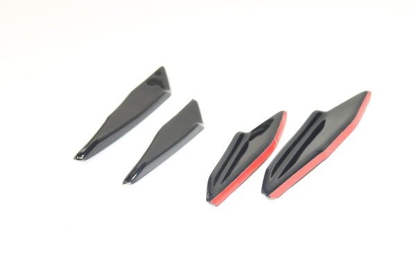 Front Bumper Side Flaps/ Fins/ Blades For Audi TT RS 8S pre-facelift 16-18 - Image 8