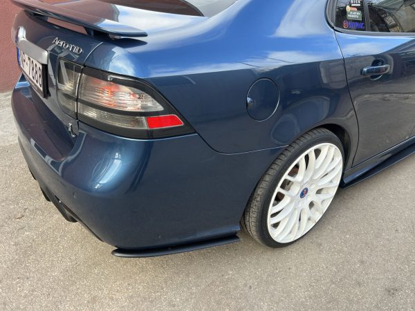 For Saab 9-3 MK2 Rear bumper Side Splitters flaps ABS Gloss - Image 2