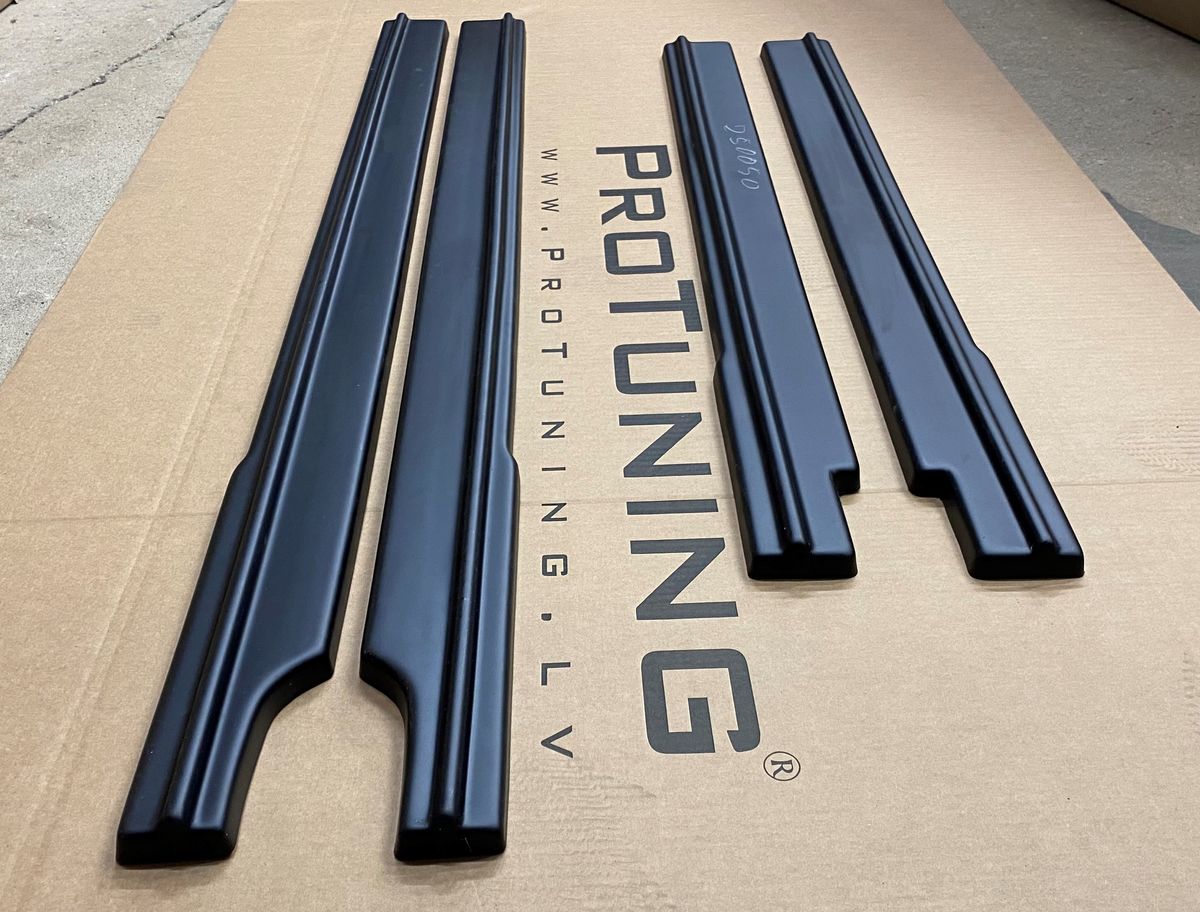 Performance Side skirts addons / Blades / diffusers / sill covers For VW Bus T5 2003-2009 - Image 6