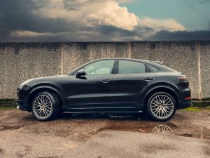 Black Gloss Side skirts diffusers For Cayenne Coupe