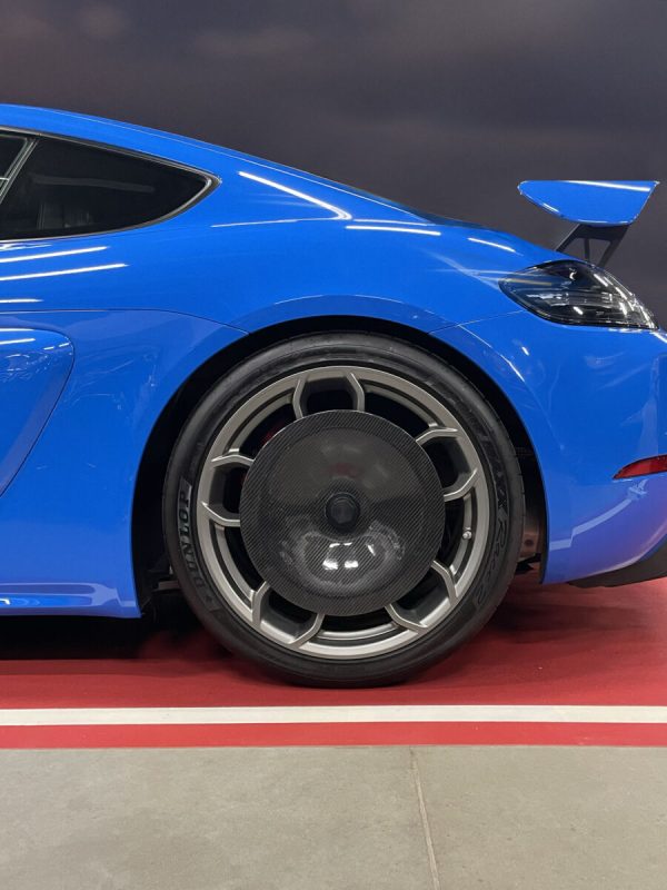 Carbon Aerodynamic disc set rear wheel discs covers for the Porsche Boxster 782 GT4 718 - Image 4