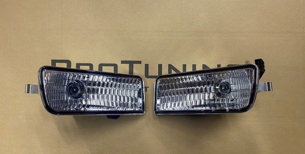 Chrome clear Front bumper turn signals/ Indicators For VW Corrado 88-95 - Image 4