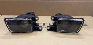 OE Look Black Smoked Fog Lights SET For VW Golf III / Vento (US Jetta MK3)