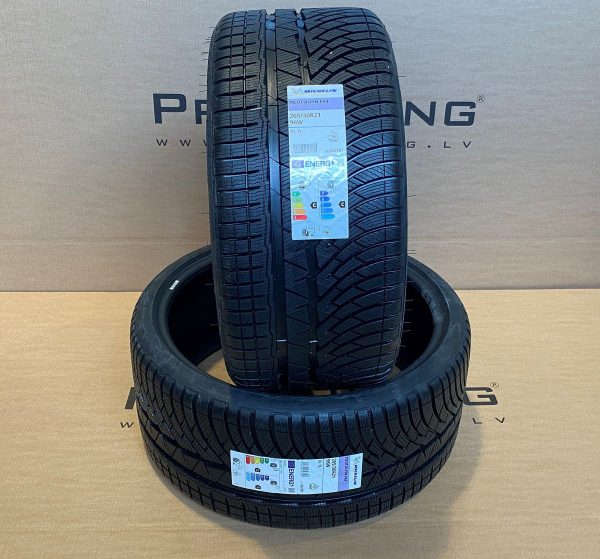 2x WINTER Michelin 265/30 R21 Pilot Alpin PA4 Tyres 96W 71db XL C - Image 3