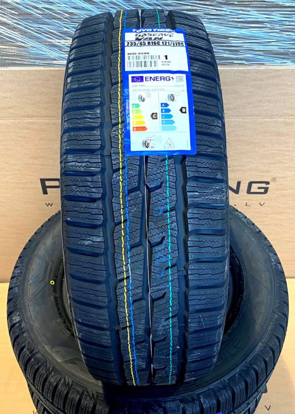 4x WINTER TOYO 235/65 R16C OBSERVE VAN Tyres 115/113S - C, B, 2, 72Db M+S - Image 3