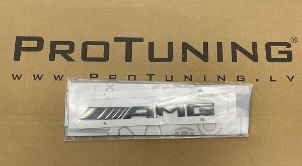 Genuine AMG Night Package Black Rear trunk lid badge sticker OE logo For Mercedes W206/S206 - Image 4