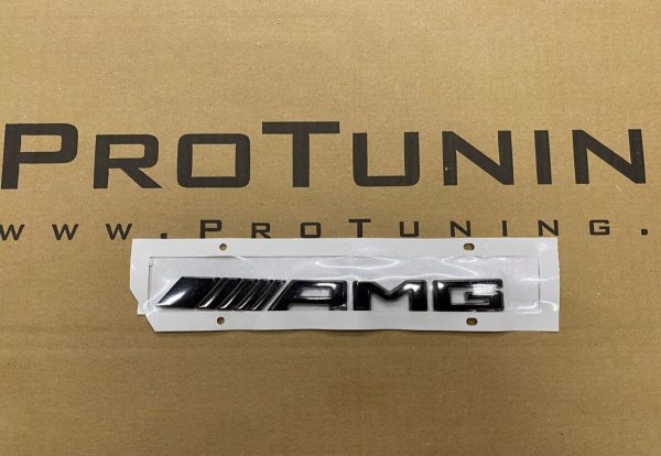 Genuine AMG Night Package Black Gloss Rear trunk lid badge sticker OE logo For Mercedes W247 - Image 5