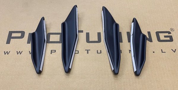 Front Bumper Side Flaps/ Fins/ Blades For Audi TT S-Line + TTS 8S 14-18 - Image 4