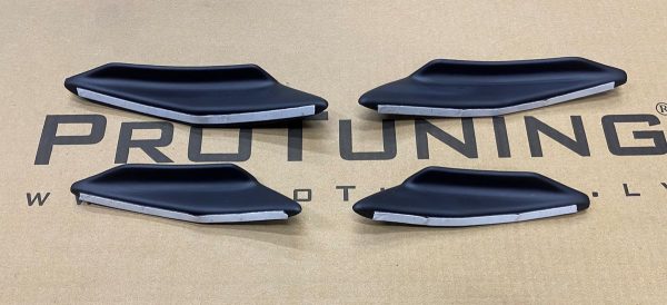 Front Bumper Side Flaps/ Fins/ Blades For Audi TT S-Line + TTS 8S 14-18 - Image 5