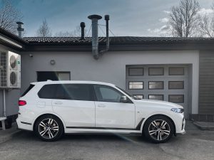 Performance Aerodynamic side diffusers for BMW G07 X7 M Sport sideskirts