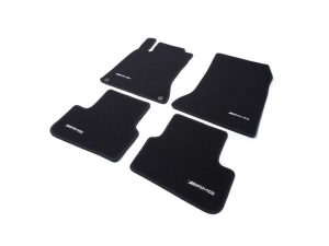 Genuine Black AMG Velour floor mats set 4x Carpets For Mercedes CLS C257 LHD