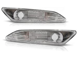 CLEAR CHROME SIDE MARKERS FOR FIAT TIPO 2015- HATCHBACK / SEDAN / KOMBI