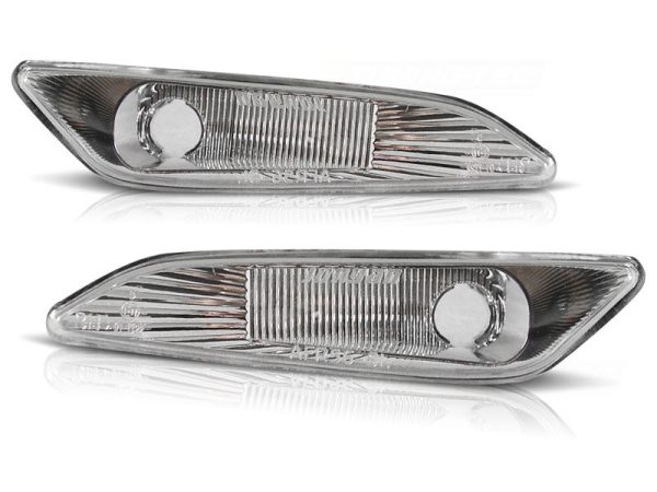 CLEAR CHROME SIDE MARKERS FOR ALFA ROMEO 147 01.2005 - 2010  3D / 5D