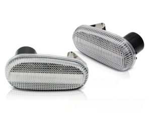 SIDE TURN MARKERS WHITE LED SEQ fits ALFA ROMEO MITO 147 00-04 GT