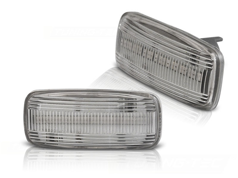 FRONT LED SIDE TURN MARKERS WHITE Fits AUDI TT 1999 - 2006