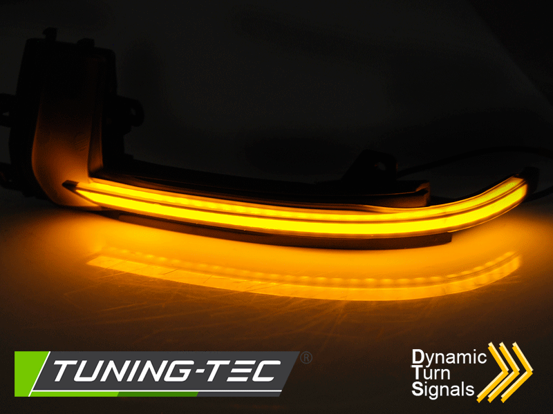 FRONT TURN MARKERS IN THE MIRROR SMOKE LED SEQ fits Audi A4 2010-2015 - Image 4