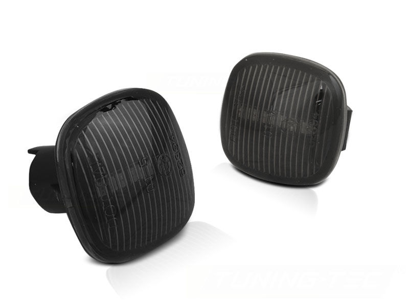 SIDE TURN MARKERS SMOKED LED SEQ fits SKODA FABIA MK1 2000 - 2004