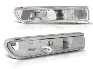 SIDE TURN MARKERS CLEAR CHROME fits BMW E46 SEDAN / COMPACT / COUPE