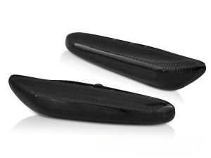 SIDE TURN MARKERS SMOKED LED SEQ fits BMW E81 / E82 / E87 / E88 2004 - 2013