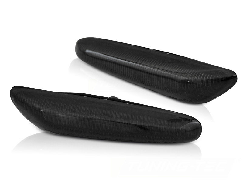 SIDE TURN MARKERS SMOKED LED SEQ fits BMW E60 / E61 2003 - 2010