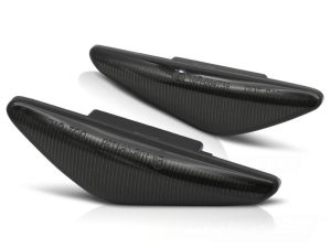 SIDE TURN MARKERS SMOKED LED SEQ fits BMW E46 COUPE 03-06