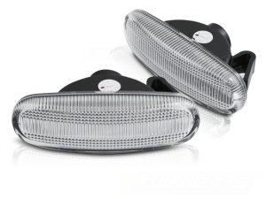 SIDE TURN MARKERS WHITE LED SEQ Fits FIAT STILO 2001-2008