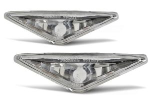 SIDE TURN MARKERS CLEAR CHROME Fits FORD FOCUS MK1 10.1998 - 10.2004 