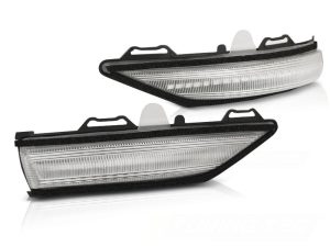 SIDE TURN MARKERS IN THE MIRROR WHITE LED SEQ fits FORD FIESTA MK7 17-