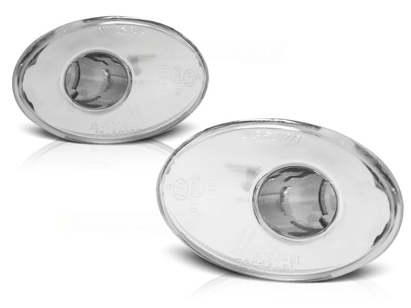 FRONT SIDE MARKERS CLEAR CHROME fits OPEL CORSA C 11.2000 - 09.2006