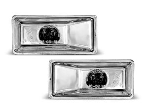 SIDE TURN MARKERS CLEAR CHROME Fits PEUGOEOT 306 02.1993 - 04.1997