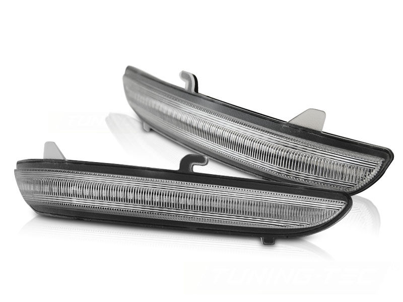 SIDE TURN MARKERS IN THE MIRROR WHITE LED SEQ fits Peugeot 208 2012-2020