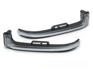 SIDE TURN MARKERS IN THE MIRROR WHITE LED SEQ fits Peugeot 5008 2017-