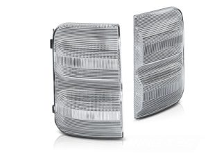 SIDE TURN MARKERS IN THE MIRROR WHITE LED SEQ fits Fiat Ducato III 2006-2018