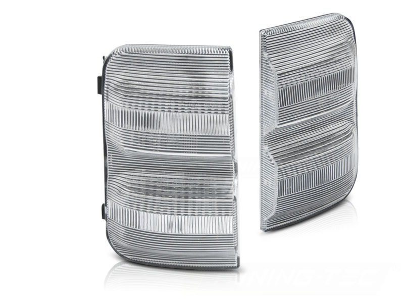 SIDE TURN MARKERS IN THE MIRROR WHITE LED SEQ fits Peugeot Boxer II 2006-2018