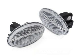 SIDE TURN MARKERS WHITE LED SEQ fits PEUGEOT Partner I 1996 - 2010