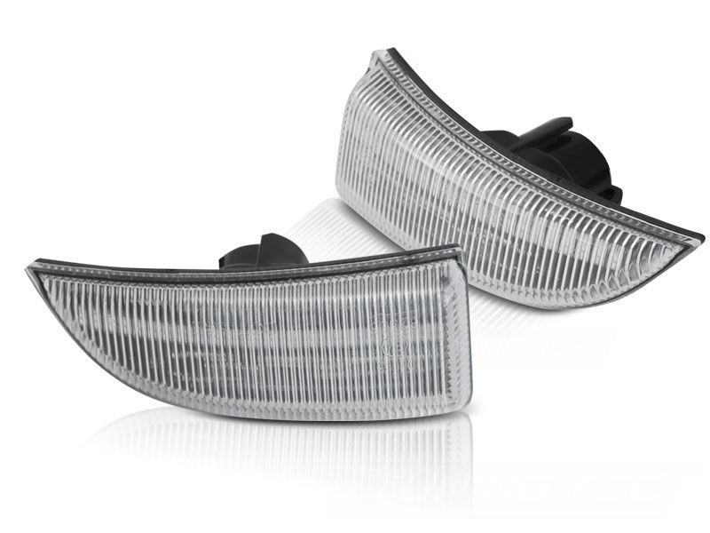 SIDE TURN MARKERS IN THE MIRROR WHITE LED SEQ fits Renault Megane MK3 2008-2016