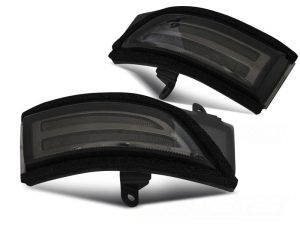 SIDE TURN MARKERS IN THE MIRROR SMOKE LED SEQ fits SUBARU IMPREZA IV 2011 - 2016 SEDAN / HATCHBACK