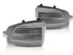 SIDE TURN MARKERS IN THE MIRROR WHITE LED SEQ fits Volvo XC90 Facelift 2007-2014